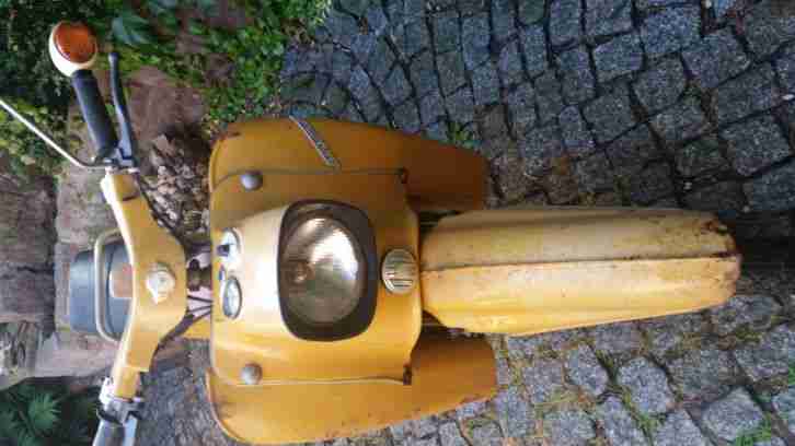 SIMSON Schwalbe KR51 Bj. 1980 incl. Kindersitz und Anhänger