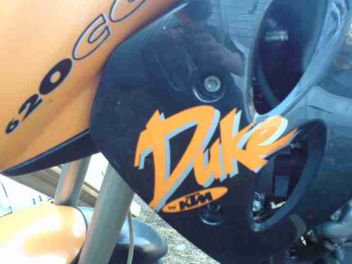 SM SuperMoto KTM 620 DUKE Orange TÜV 07/15