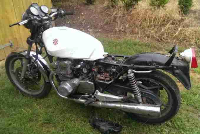 SUZUKI GS 40 XF, Bastler, Cafe Racer, Teilespender