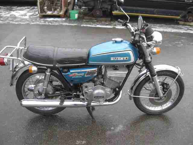SUZUKI GT 250 RAM AIR Baujahr 1974 mit TÜV 08 - 2016 läuft + fährt aus 2 Hand