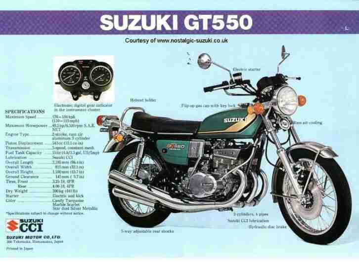 SUZUKI GT 550