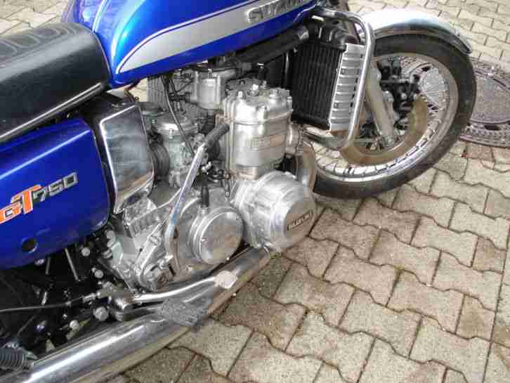 SUZUKI GT-750 "Wasserbüffel" größter Zweitakter EZ1978 guter Zustand f. Sammler