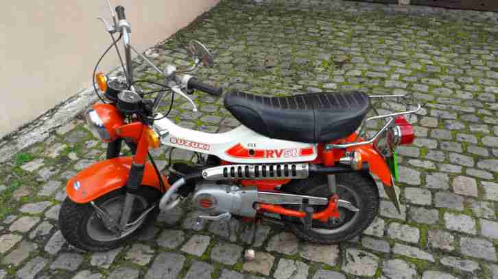 SUZUKI RV 50 BAUJAHR 1979 LÄUFT SUPER! MIT BRIEF UND SCHLÜSSELN!