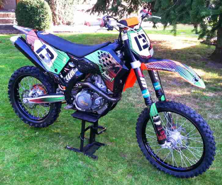 SX 450 SXF SXS gepflegtes Motocross Bike Modell 2008 no KXF CRF