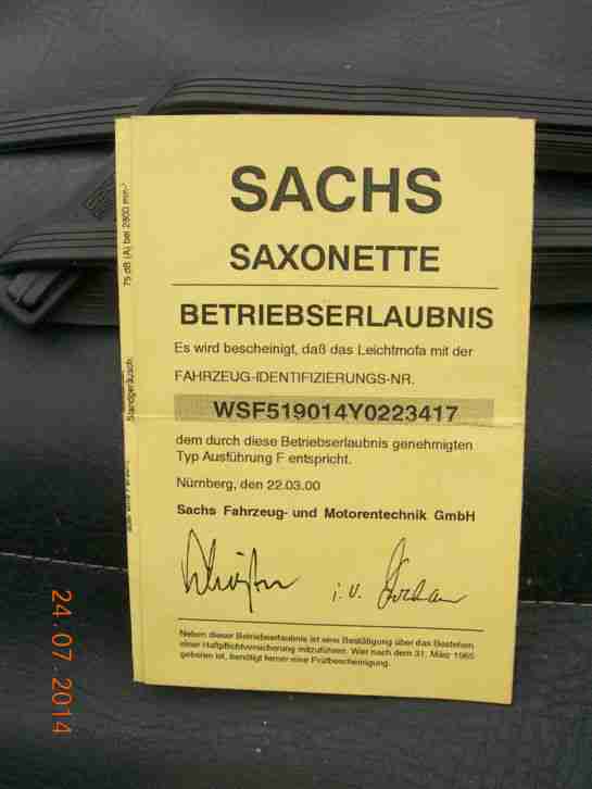 Sachs Saxonette Classic