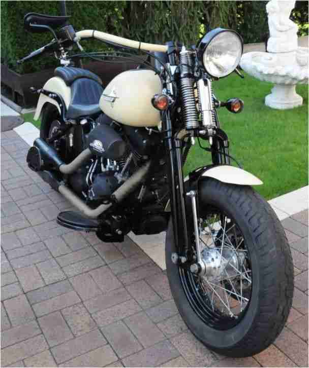 "Saharabeige" Harley Davidson Softail Springer Cross Bones 2008 "Old Style" 103"