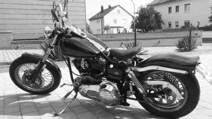"Saharabeige" Harley Davidson Softail Springer Cross Bones 2008 "Old Style"