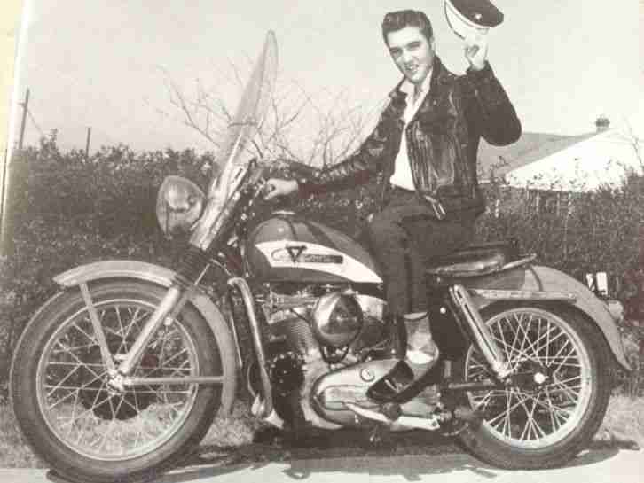Sammlerstück Wertanlage Harley Davidson Elvis Presley Model KH 1956 restauriert