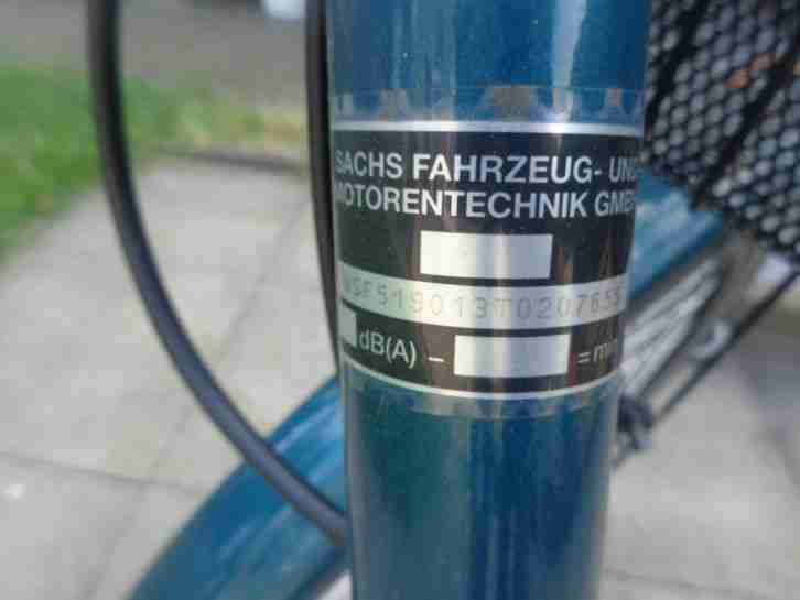 Saxonette Classic, Fahrrad mit Hilfsmotor