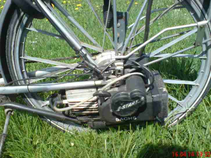 Saxonette Luxus Motor Hercules, (Fahrrad mit Hilfsmotor)
