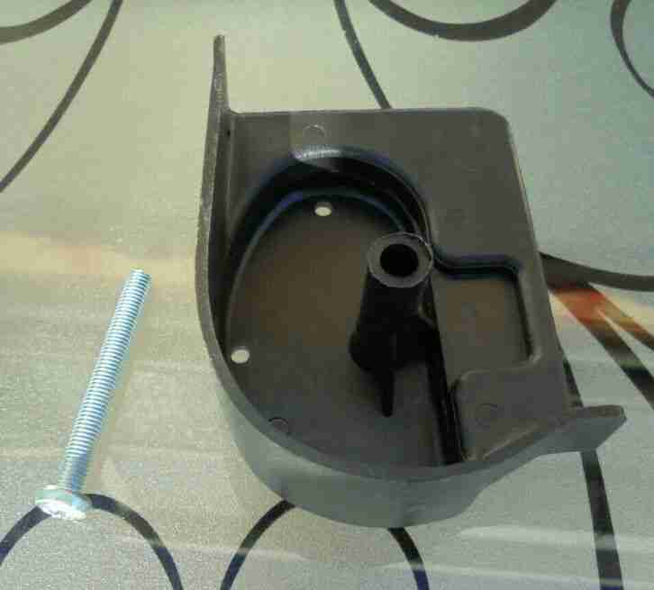 Schaltrastenabdeckung Piaggio + Schraube