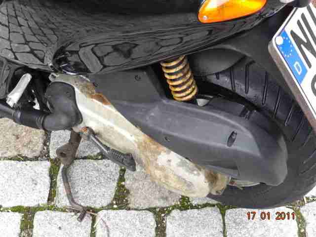 Scheckheft gepflegter aus 1.Hand TPH 125ccm schwarzer Motorradroller