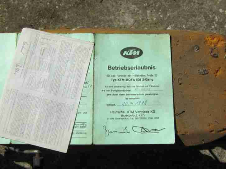 Scheunenfund / KTM MOFA 505 2-Gang