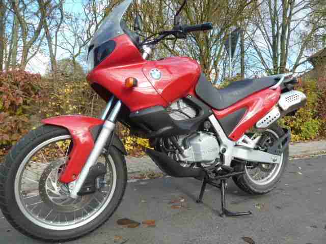 Schöne BMW F 650, 35 kw,, erst 37768 km, mit Hauptständer, TÜV 11/19 kommt neu