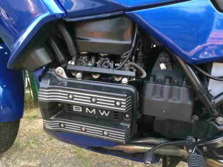 Schöne BMW K 75 S, EZ 3/90, blau, TÜV Mai 15