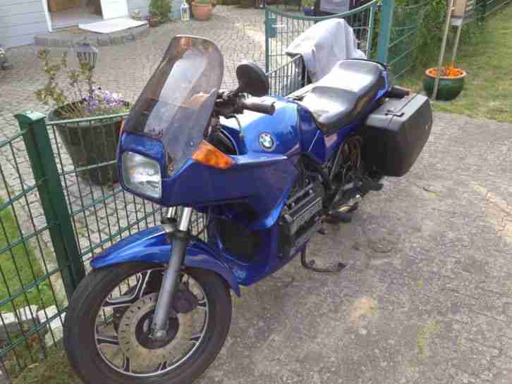 Schöne BMW K 75 S, EZ 3/90, blau, TÜV Mai 15
