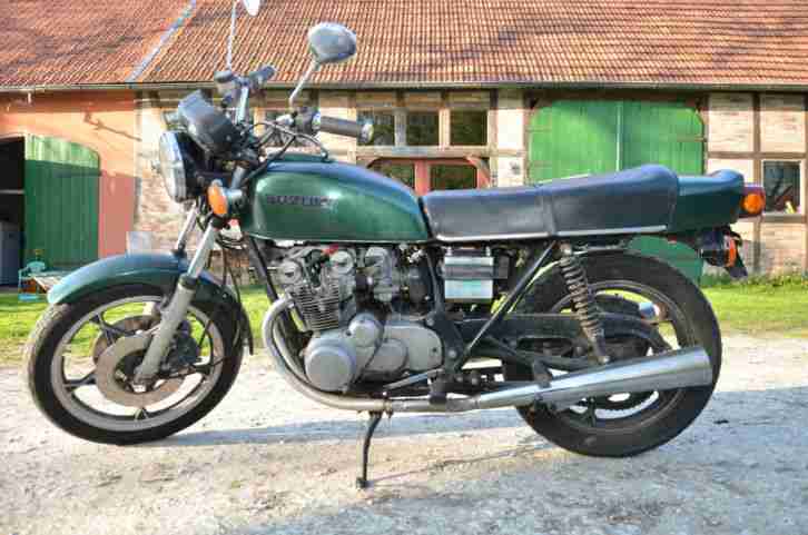 Schöne Suzuki GS550E mit TÜV und Problemen