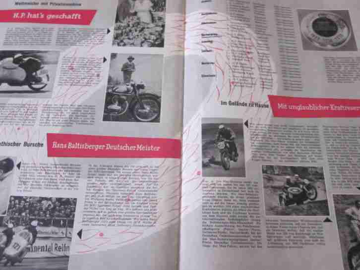 Schornsteinfeger auf NSU Quickly 2x Zeitschriften von NSU