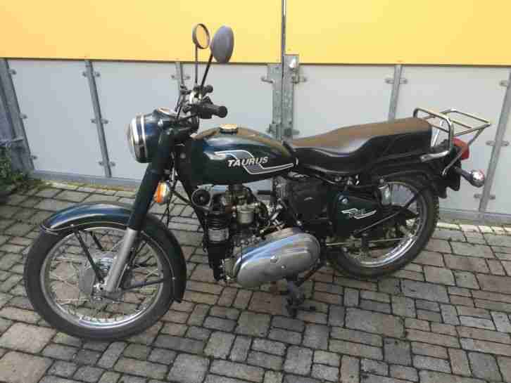 Seltene Royal Enfield Taurus Diesel Motorrad