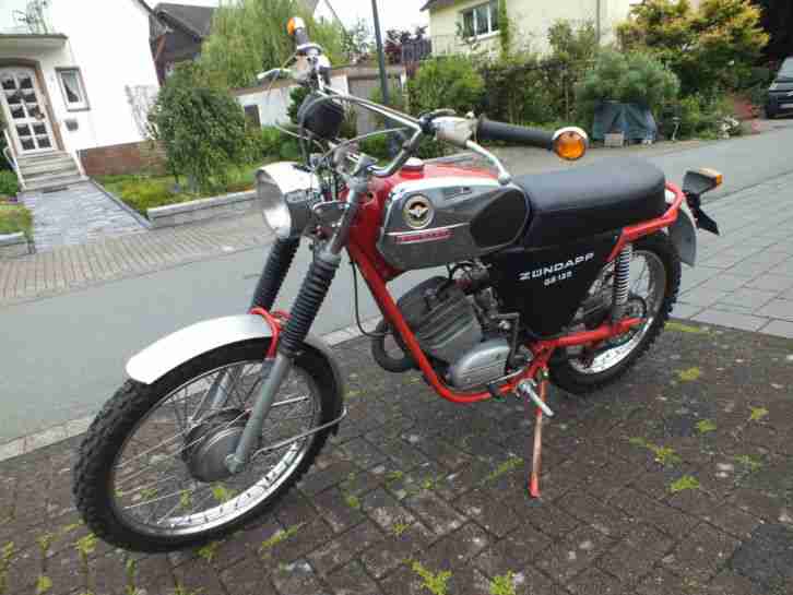 Seltene Zündapp GS 125 - 520 51 von 1971 mit sehr schöner Patina