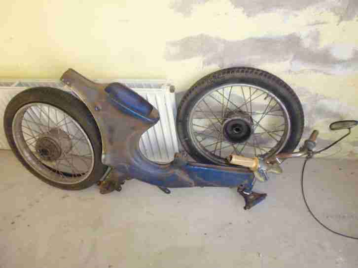 Seltenes Oldtimer Moped Rabeneick Binetta-Star Bj 1963 Original Komp. Zustand