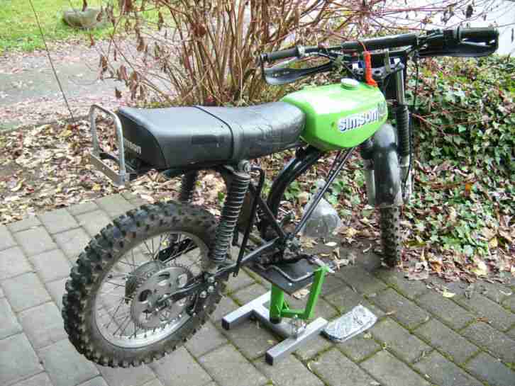 Simson 50ccm Cross Enduro s51 MS50 Scheibenbremse Tuning BigBore PVLMembran DDR