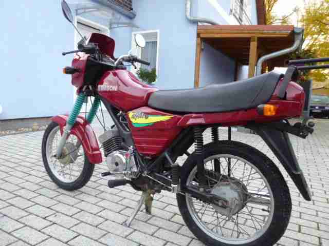 Simson Bj.1995 12V Elektronik S53 M 4 Gang nur 3345 km runter fahrbereit top !!
