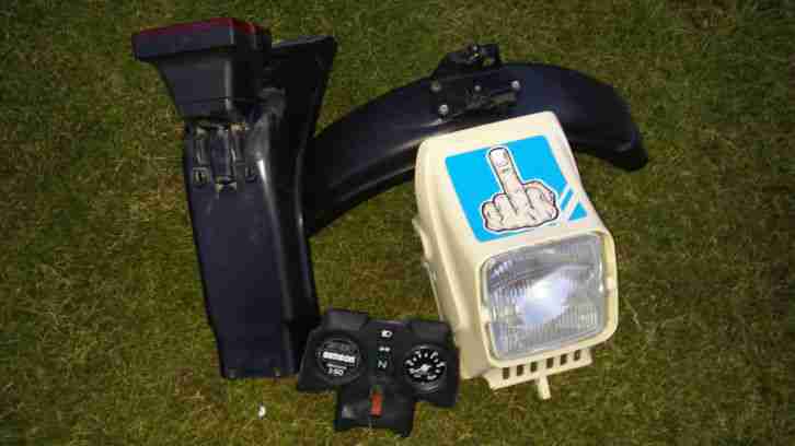 Simson Enduro S 83 Amaturen, Schmutzfänger, Lichtmaske mit HS1 Scheinwerfer