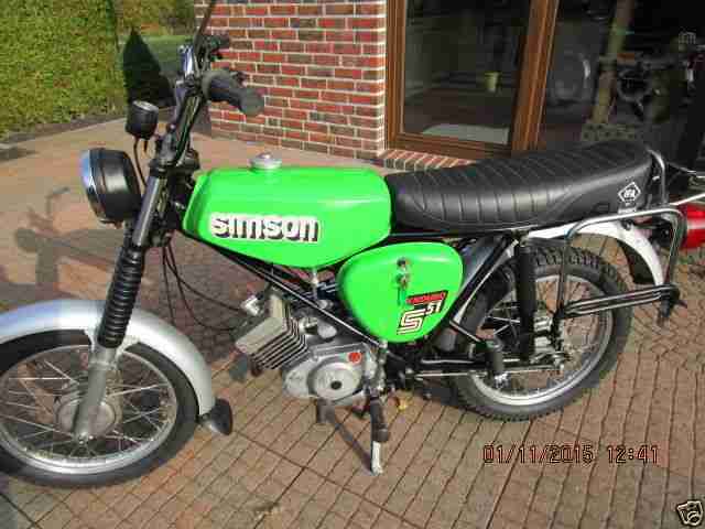 Simson Enduro S51 / E Originalzustand 4 Gang, DDR Betriebserlaubnis