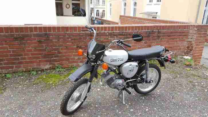 Simson Enduro S51 Neuaufbau Elektronik mit Papieren