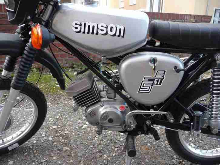 Simson Enduro S51 Neuaufbau Elektronik mit Papieren