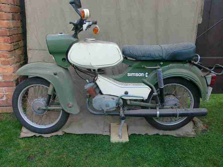 Simson Habicht SR 4-4 Baujahr 1973 /Umbau 1990/91/ original Papiere/0 Vorbes.