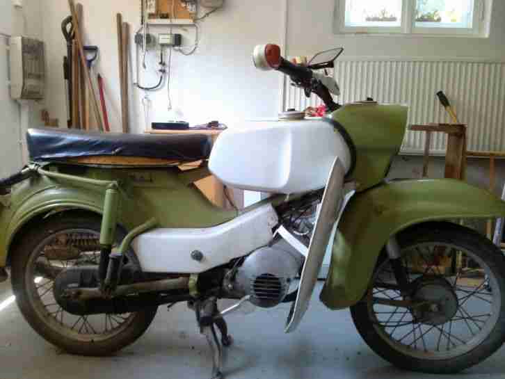 Simson Habicht mit org. Anhänger / SR 4-4 / Baujahr 1973