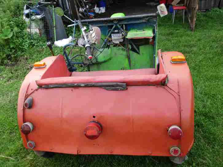 Simson Krause DUO Krankenfahrzeug Schwalbe MZ DDR Dreirad Brandis