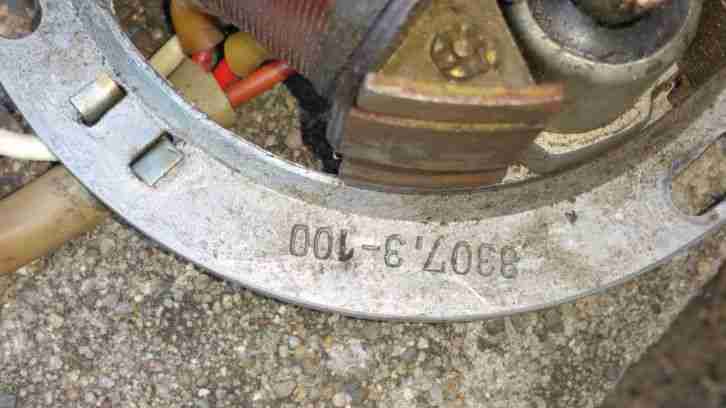 Simson, MZ Teile Konvolut; Zündung