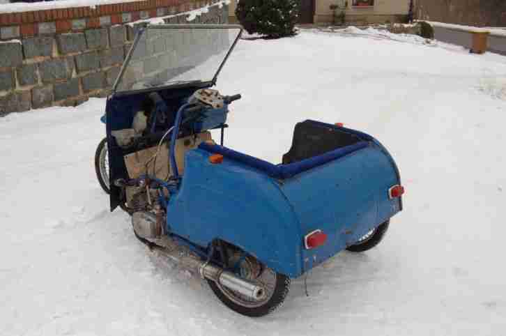 Simson Moped Duo Krause duo Krankenfahrstuhl Kultauto Schwalbe brandis