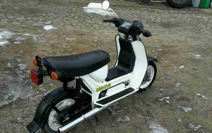Simson Roller SR 50 Original DDR Papiere Tuning 4Gang