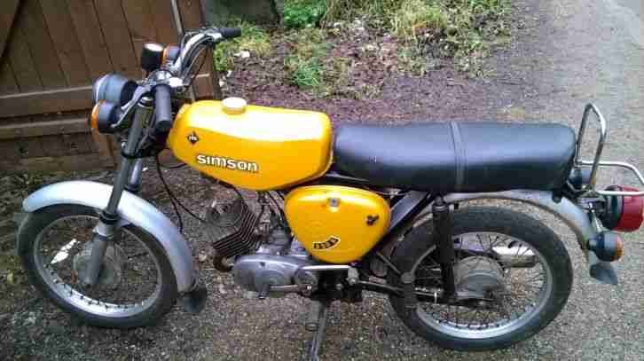Simson S 50 B 1 mit DDR Betriebserlaubnis