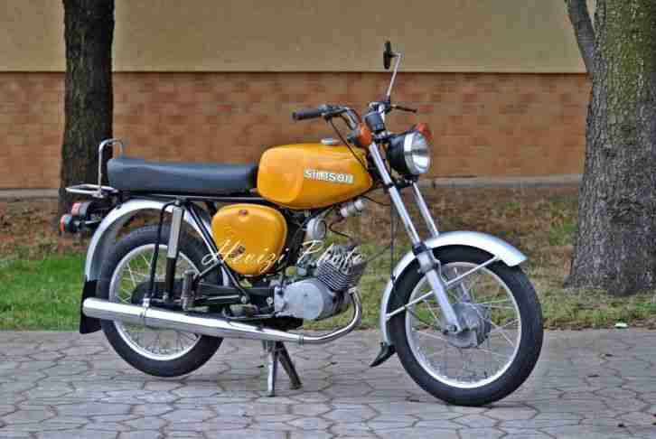 Simson S 50 B1, Originallackierung, Bj.1978 seltene gelbe Farbe