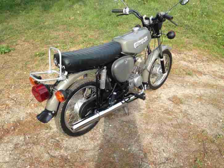 Simson S 51 4 Gang 12V E Top Moped Pulverbeschichtet