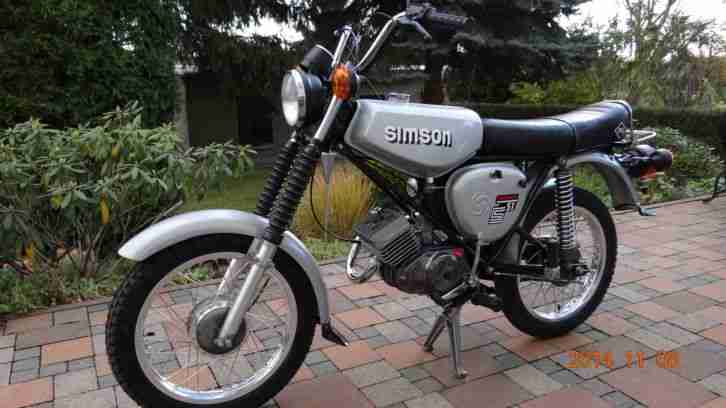 Simson S 51 Enduro Bj 83 ,4 Gang 0 Km originaler Neuaufbau 2014 KBA-Papiere