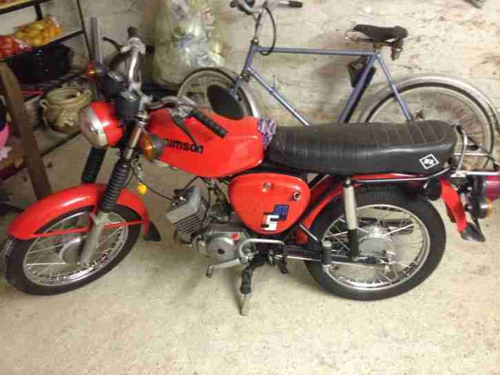 Simson S 51 Neuaufbau 5 Gang Vape 12V 70ccm mit AHK