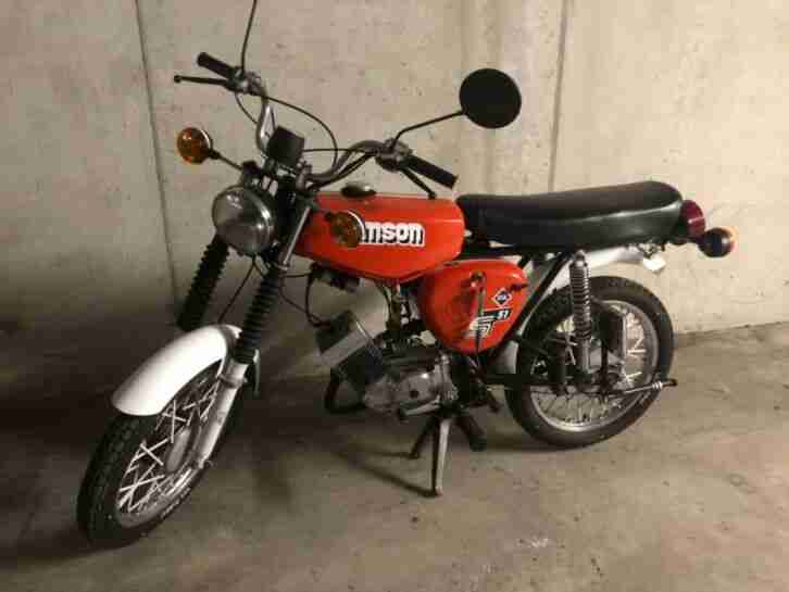 Simson S 51 S51 generalüberholt Orange Bj 83 Oldtimer 50 ccm dt. Versicherung