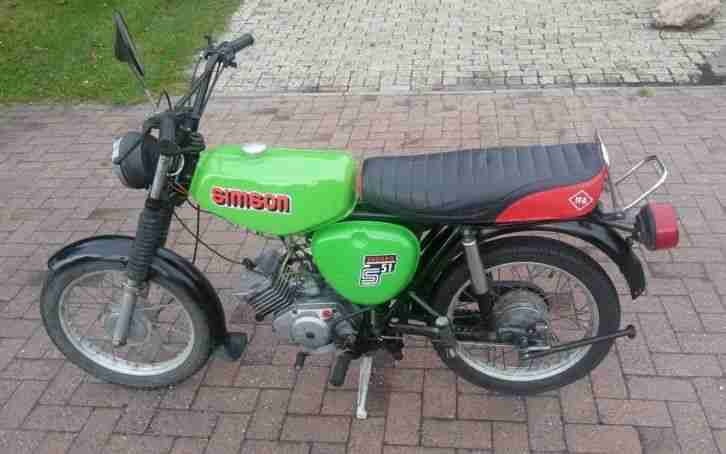 Simson S 51 Top Papiere