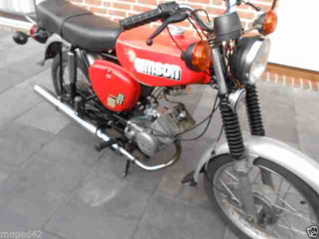 Simson S 51 mit 12 Volt Anlage. Original Zustand 4 Gang