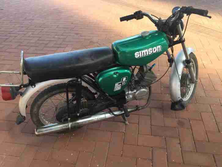 Simson S50/51 Moped,3 Gang,Motor Läuft,Versand,Lack Guter Zustand