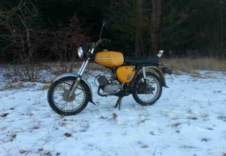 Simson S50 Bj. 1975 in Saharabraun und 3 gang Motor