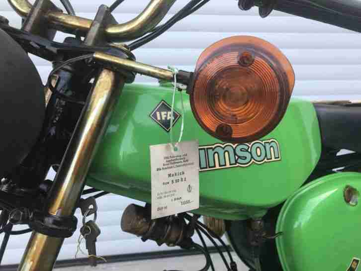 Simson S50 Elektronik mit 53 KM Original fast Neu,DDR RAR