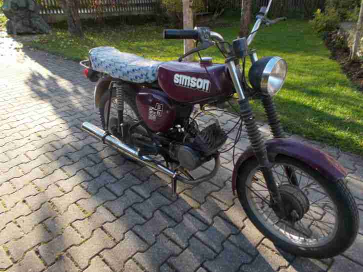 Simson S50 Moped, an Bastler, läuft nicht !!!