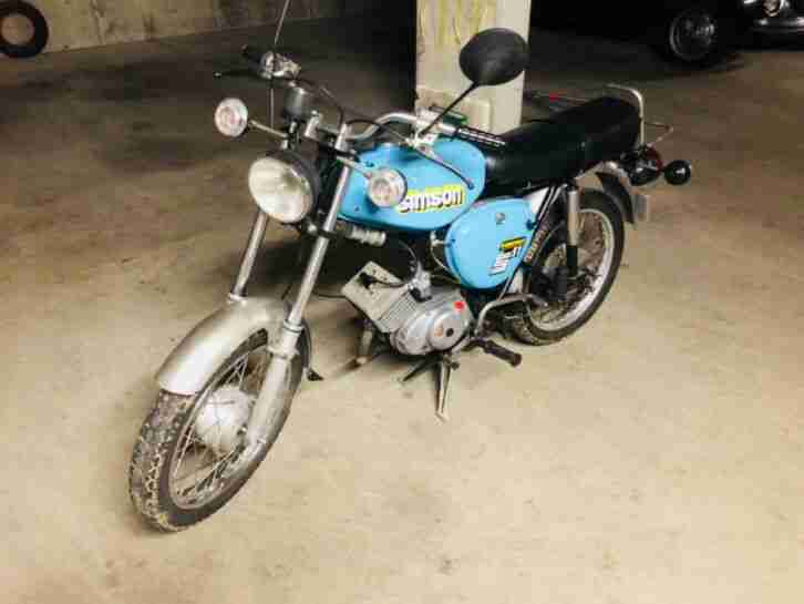 Simson S50 S51 blau Bj 89 Oldtimer 50 ccm 60 kmh dt Versicherung